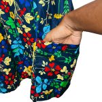 (Large) Flower African Print Men Agbada Kaftan Shirt - Image 5