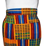 African Ghana Print Multicolor Women Pencil Skirt - Image 6