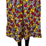 Orange & Red Women African Print Gaucho Pants - Image 4