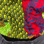 Multi Colored Ankara Print African Halter Top Blouse - Image 4