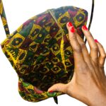Red, Yellow, & Green Woman Long Handle Handbag - Image 4