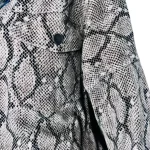 (2XL) Snake Print Brownish Gray Women Jacket - Image 5
