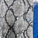 (2XL) Snake Print Brownish Gray Women Jacket - Image 6