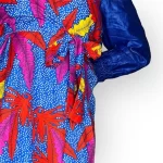 Multicolor Women African Print Cocktail Dress ￼ - Image 3