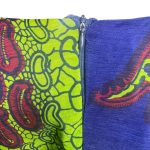 Blue & Green Ankara/African Print Women Cocktail Flare Out Short Dress/ Blouse ￼ - Image 7