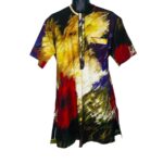 Multicolor Nigerian Senator Style Men, Two Piece, Top & Pants - Image 2
