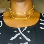 Gold Long Women Medium Chain