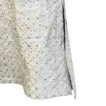 (Small) Light Green Mid East Fully Embroidered Men Long Shirt/Top - Image 8