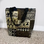 Green and Black Tribal Print Tot Bag - Image 2