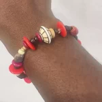Multicolor Handmade Kenyan Bead African Bracelet C - Image 2