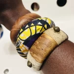 3 Handmade Multicolor African Designs Women Bangles/ Bracelets - Image 4