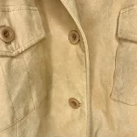 Light Brown Women 100% Leather Vintage Jacket - Image 5