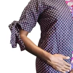 Ankara African Print, Colorful Women Two Sides Dress - Image 4