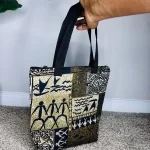 Green and Black Tribal Print Tot Bag - Image 4