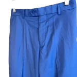 (Large) African Nigerian Senator Style Blue Top & Bottom Two Piece Outfit #1 - Image 8