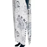 (One Size) Africa Continent Ivory Women Long Loose Fit Sleeveless Dress - Image 5