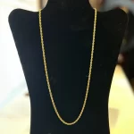 Vintage Women Rope Gold Long Necklace