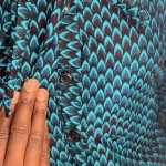 Teal Women African Print Bowtie Long Sleeve Blouse/Shirt - Image 7