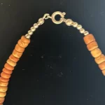 Mid Length Hanging Brown Wooden Beaded Necklace ￼ - Image 5