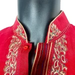 (Medium) Middle Eastern Style Men Red Traditional Long Top / Shirt - Image 5