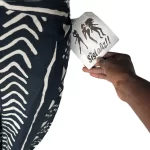 (2XL) African Mud Cloth Black & Ivory Women Pants - Image 9